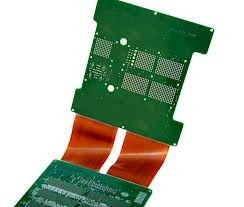 Multilayer Flex rigid PCB FR4 , CU(RA 18um+AD 15UM+PI 12.5um and SMD , DIP , AI assembly