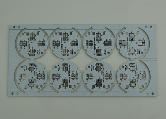 Aluminum base single sided pcb 1.6mm one layer , black Silk Mask for led lighting