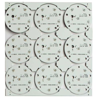 ROSH , ISO HASL aluminum Traffic Lights single sided PCB circuit board 35um & PCBA