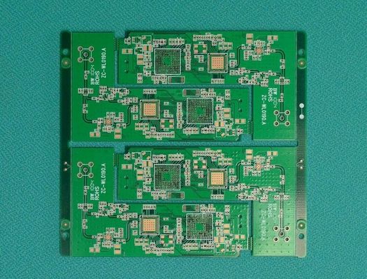 FR4 10 Layer HASL Lead free green multilayer LED PCB prototype printed circuit board