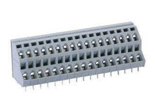 Double Deck PCB Terminal Block For SP35 Standard Rail 10.0 / 10.16mm Pitch