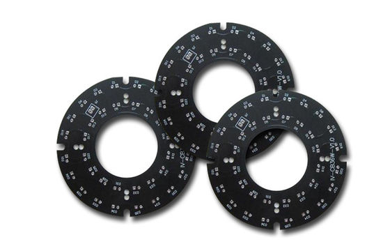 Round LED PCB Board , 2 layer PCB Boards and FR4 Material HASL