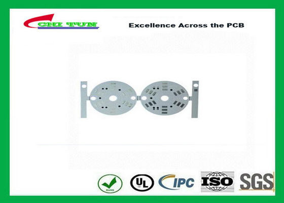 HASL  LED PCB Board Design Aluminum Base material 1.6mm White round circuit board