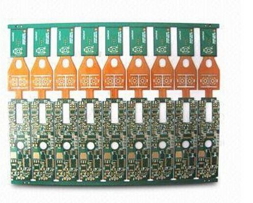 1 Layer 2 Layer PI Rigid Flex PCB Printed Circuit Board With 0.12mm Width