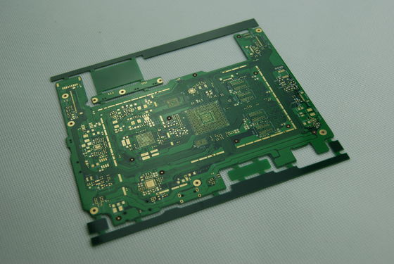 Custom Green HAL Printed Multi Layer PCB Boards for High End Electronic 8 Layers 0.7mm