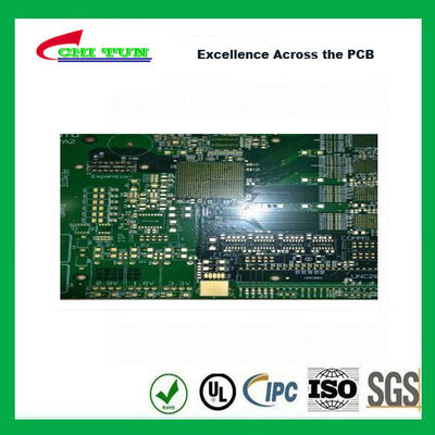 Rigid multilayer PCB with BGA FR4 ShengYi mateial  dark green solder mask circuir board