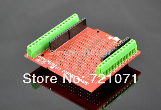 2pcs/lot Proto Screw Shield Assembled Terminal Prototype Expansion Board for Arduino Free Shipping