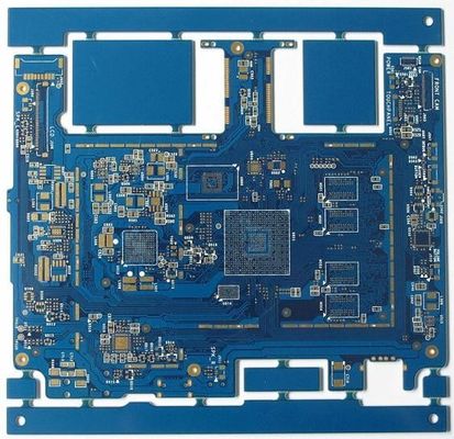 Universal HDI PCB Reverse Engineering Buried Vias Small Circuit Board With Blue Mask