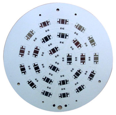2000V - 8000V White Round Led PCB Board Single Layer Aluminum Base