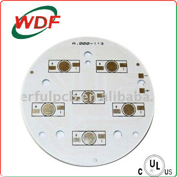 round led pcb board with E-test