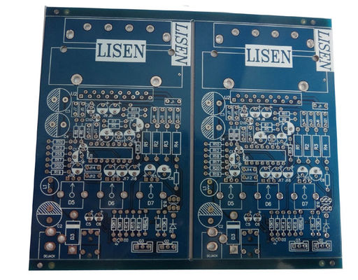 1oz LED Display Rigid PCB Board FR4 4 Layer Blue Soldermask
