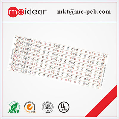 PCB Professional aluminum base single sided pcb board for led light with White mask