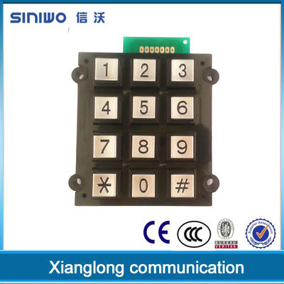Electronic components for telecommunication industrial keypad B01