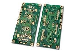 Green Solder Mask FR4 Rigid PCB Board 6 Layer , 1oz for industry control