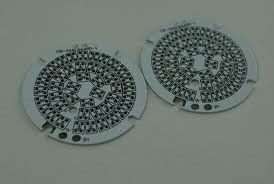 Round Aluminum led pcb boards 2 layer