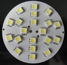 Custom design Aluminum Based PCB assembly / mcpcb Boards for LED Light