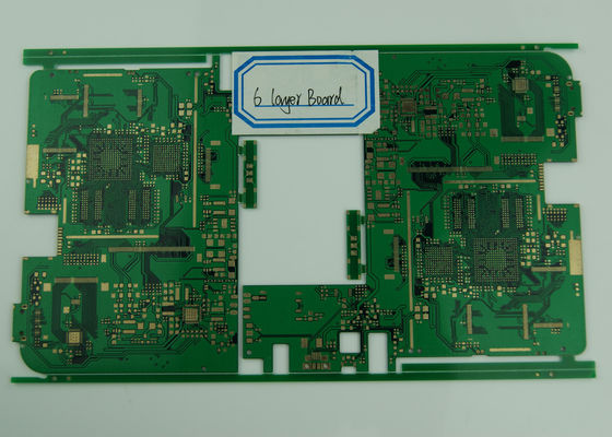 Gold Finger OSP 6 Layer Rigid PCB Board for Electronic Communication