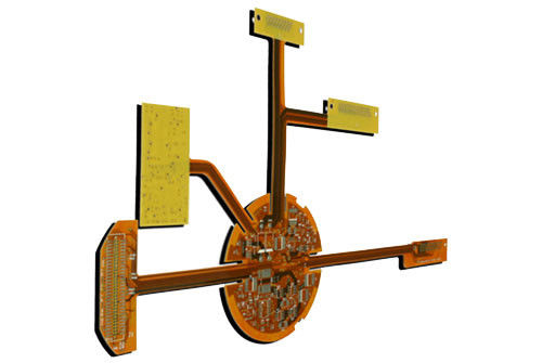 Single side Rigid-flex PCB with ENIG protoboard