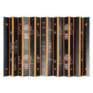 Double Sides Rigid-Flex PCB in Fr4 Material, Used in Electronic Components; OEM PCB