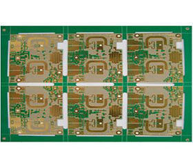 impedance control back panel PCB with blind via, HASL multilayer PCB