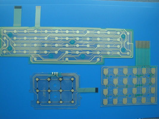 Keyboard Printed Circuit Flexible PCB Board Custom With Metal Dome / LED