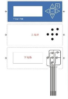 3M Adhesive Flexible PCB Board circuit For Industrial Controller , PET0.125 Auto