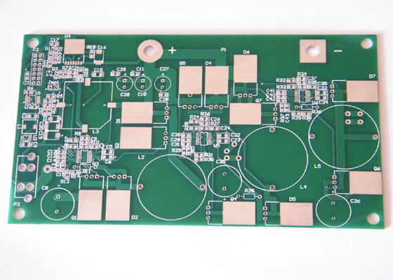 Double Sided printed circuit board prototyping , Leaded HASL Customized PCB