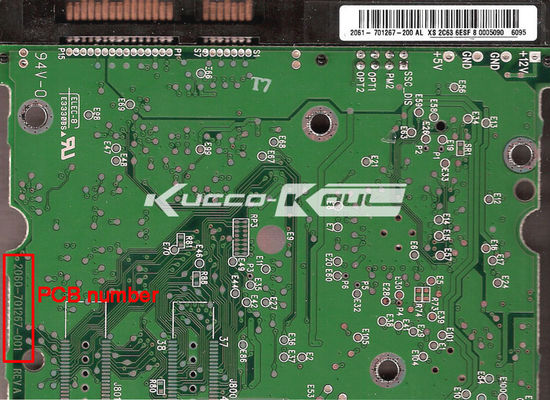 WD HDD PCB logic board printed circuit board 2060-701267-001 for 3.5 inch SATA hard drive repair hdd date recovery