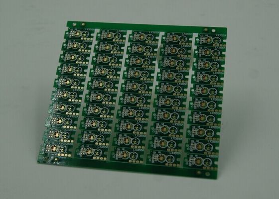 Double Sided Prototype PCB Boards Gold Plating Finish Green Solder