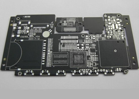 BGA Black Solder Mask High Density Interconnect PCB for High end Electronics 8 Layer