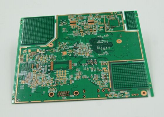 10 Layer BGA High Density Interconnect PCB Immersion Gold Plated