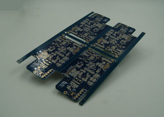 Blue BGA HDI Printed Circuit Board with Blind Via Burried Vias
