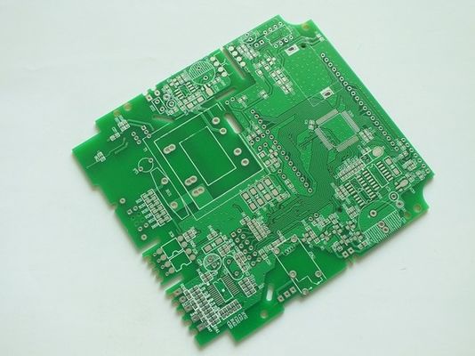 Silkscreen White Single Sided PCB Gold Plating 0.6mm 2oz Copper FR4