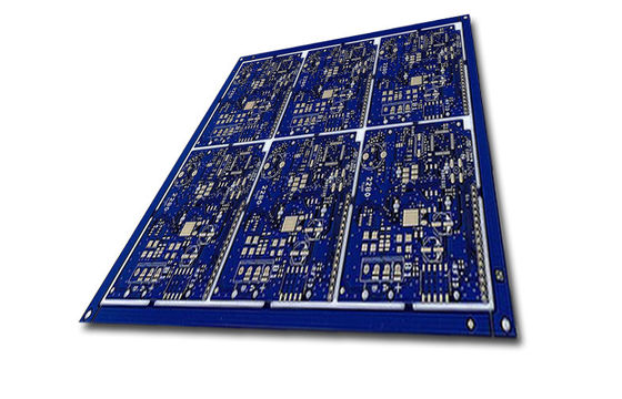 1 OZ Copper 1 Layer pcb fabrication prototype Blue Solder Mask