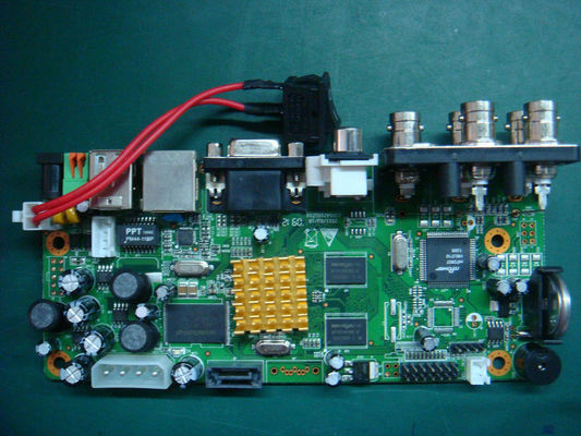 4ch D1 Real-time H.264 DVR PCB Board, Multilayer Electronic Printed Circuit Boards