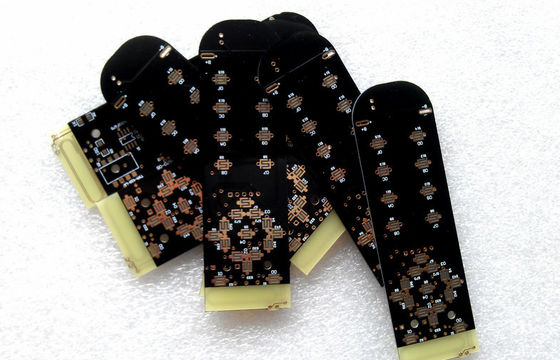 Gold Plating PCB Prototyping Board 1OZ Copper With Black Solder Mask