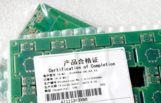 4 Layer PCB prototype fabrication , FR4 PCB Board with ENIG / Gold finishing