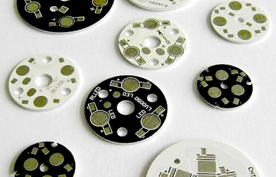 Single Sided PCB , led circuit board FR4 PCB Fabrication Black  Solder Mask