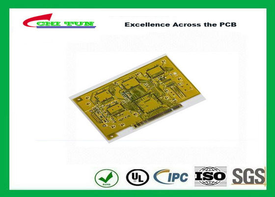 Gold Finger PCB for Computer 4 Layer PCB Thickness 1.6mm Immersion Gold UL , ROHS , ISO
