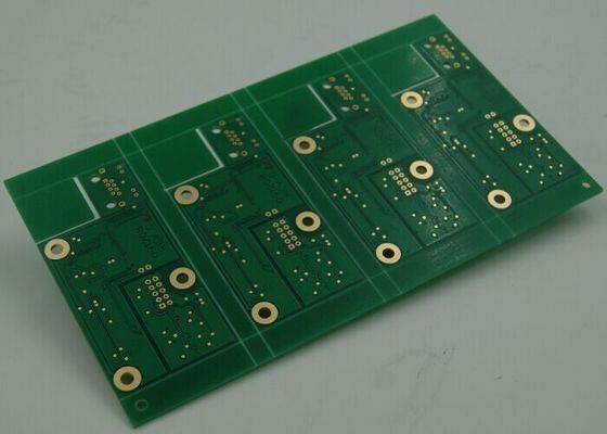 High TG Four Layer Matt Green FR4 PCB Board Immersion Gold Finish White Silkscreen
