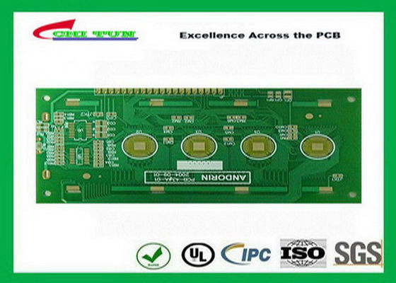 Plated HALF Hole PCB Double Layer Approved Rohs Amplifier Equipment PCB
