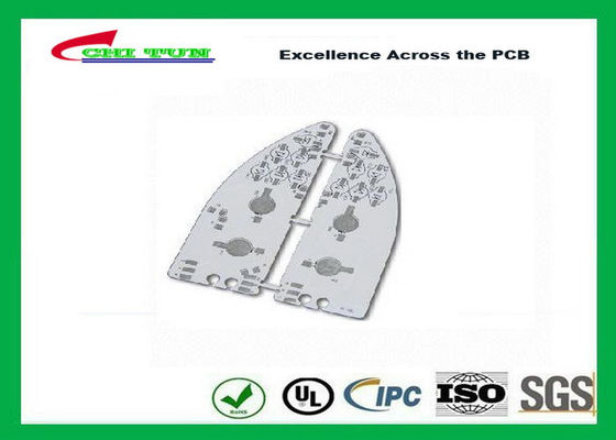 pcb of 2 Layers LED Aluminium Base  PRINTED CIRCUIT BOARD , White Solder Mask