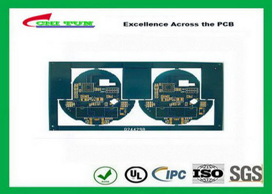 LCD PCB Double Sided Manufacturer , Milling and Plating Half Holes