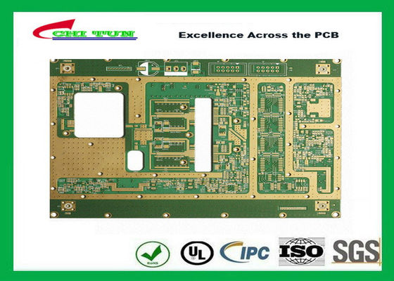 Rigid multilayer PCB with BGA FR4 ShengYi mateial  dark green solder mask circuir board
