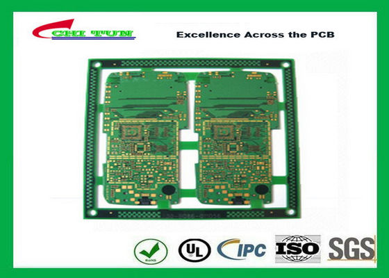 6 Layer Mobile Phone Applied printed circuit Board  ENIG surface 0.8mm HDI type