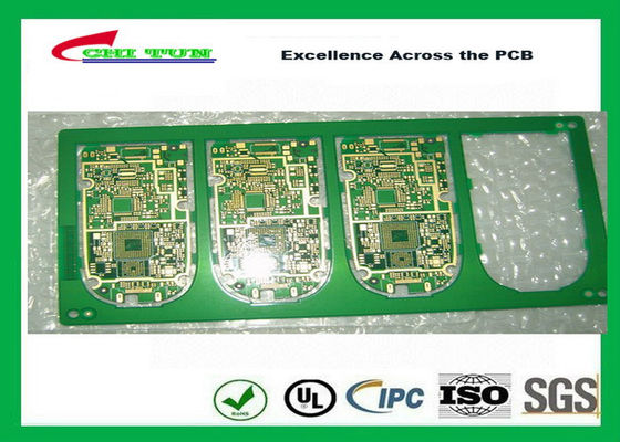 6 Layer Mobile Phone Applied printed circuit Board  ENIG surface 0.8mm HDI type
