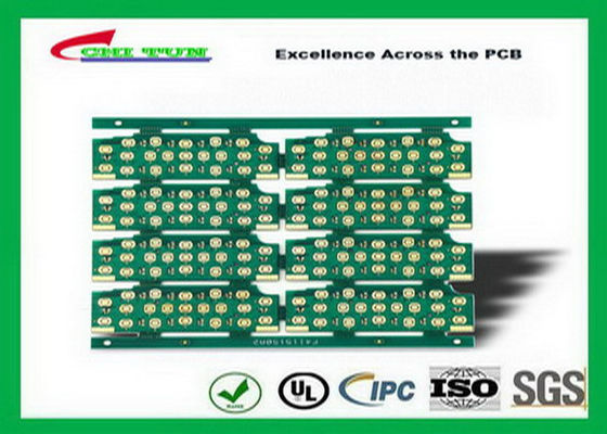 Heavy Gold 4 Layer Bare Printed Circuit Board ENIG  0.2mm Hole Size