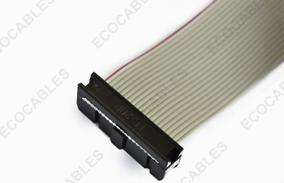 IDC 20 Pin Flat Ribbon Cable Electrical Wiring Harness For PCB Board