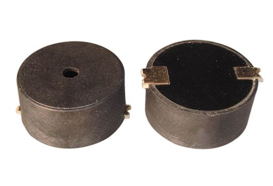 Small 6V SMD Piezo Buzzer Self Drive , Black Piezo Electric Transducer