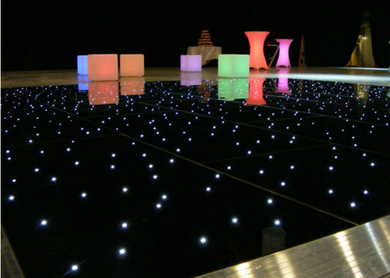 Wireless Full Color Acrylic Starlit Twinkling Dance Floor LED Lights for TV Studio / Theater